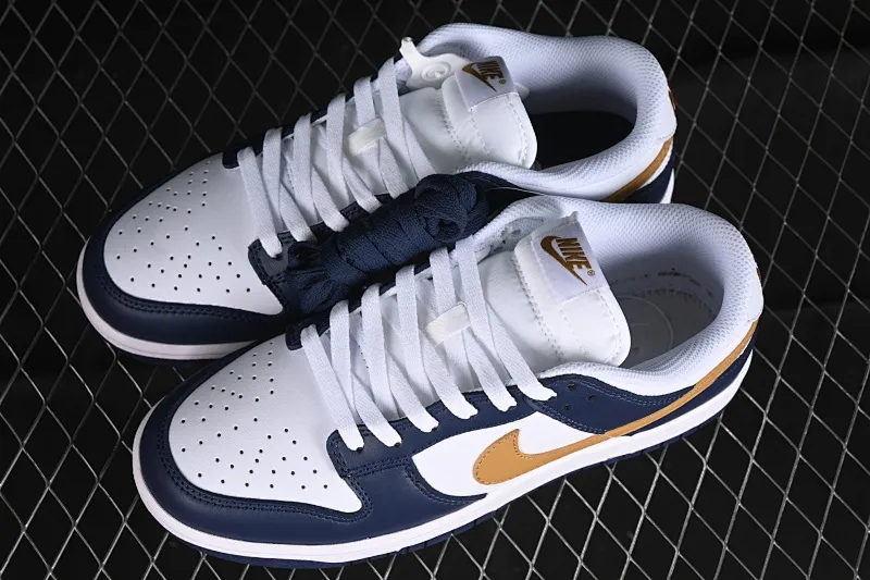 All categories Nk SB Dunk series Nk SB Dunk Low low-top sneakers Nk Dunk Low black and white gold color SB low-top casual sneakers FB9109-111